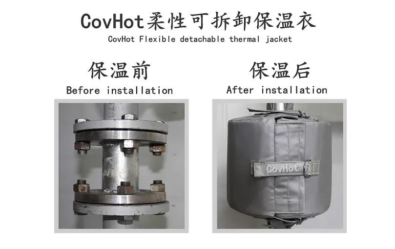 COVHOT?柔性可拆卸式<a href=http://m.wz30.cn/e/tags/?tagname=%E4%BF%9D%E6%B8%A9%E8%A1%A3 target=_blank class=infotextkey>保溫衣</a>,蒸汽系統(tǒng)節(jié)能,節(jié)能保溫